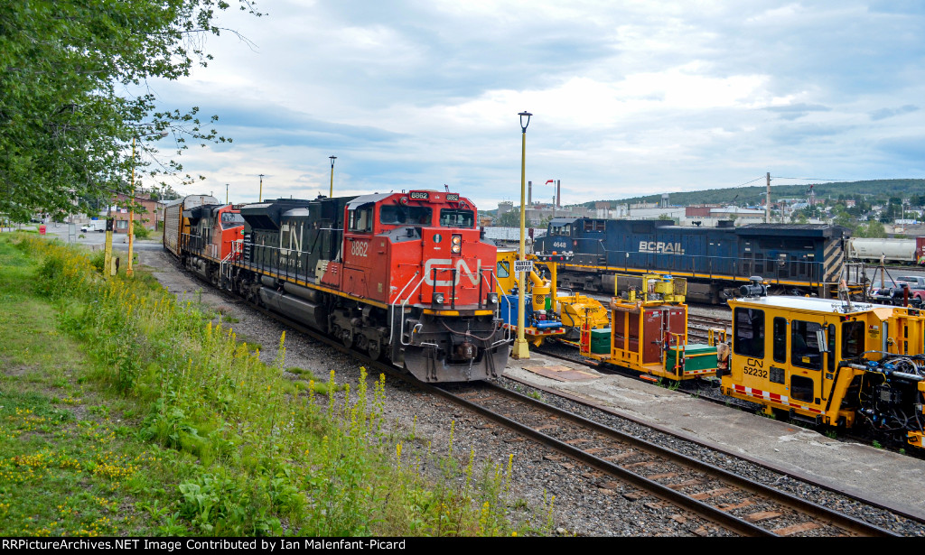 CN 8862 leads 305 in Edmundston